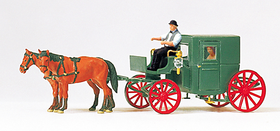 Coach, closed. Ready-made model<br /><a href='images/pictures/Preiser/75152.jpg' target='_blank'>Full size image</a>